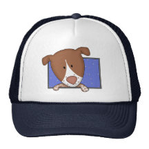 Inramad tysk Shorthaired pekare för tecknad Baseball Hat