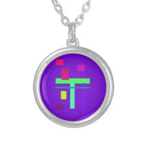 Inre blåttViolet Skräddarsydda Halsband