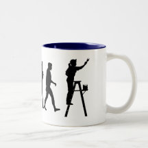 Inre hobbyist för dekoratörmålare DIY Kaffe Kopp
