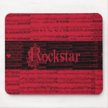 Inre Rockstar rojomousepad Musmattor