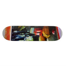 Insida avfyralastbilen skateboards