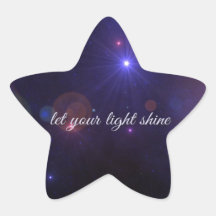Inspirera citationstecken för universumstjärnor klistermärken