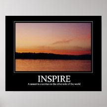 Inspirera inspiration för solnedgångaffischmotivat