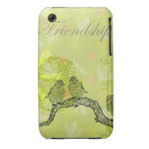 Inspirerade fåglar iPhone 3 Case-Mate skydd