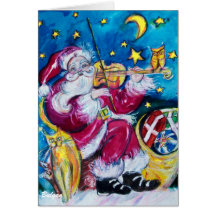 INSPIRERADE SANTA HÄLSNINGSKORT