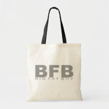 Inställningar - "stor fet pojke ", tote bag