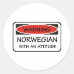Inställningnorrman Klistermärke