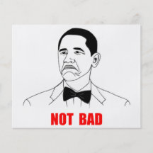 Inte ansikte Meme för dåligaBarack Obama ursinne Custom Flyer