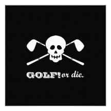 Inte död ungkarlpartyGolf - ännu! Inbjudningar