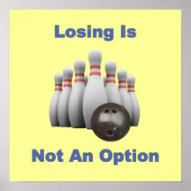 Inte en alternativbowling print