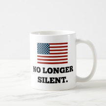 Inte en rasist. Inte våldsamt. Ej längre tyst Kaffe Koppar