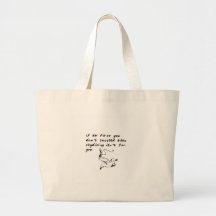 Inte för dig tote bags