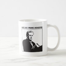 Inte min premiärminister (tasseàcafé) kaffe kopp