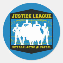 Intergalactic patrull för rättvisaliga klistermärke