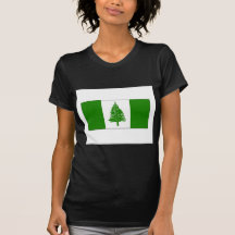 Internationell för Norfolk öFLAGGA T Shirts