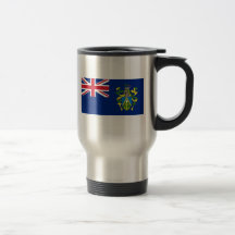 Internationell för Pitcairn öFLAGGA Kaffe Koppar