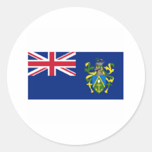 Internationell för Pitcairn öFLAGGA Klistermärken