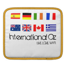 Internationell uns - iPadsleeve - LIVE.LOVE.WI-FI. Sleeve För iPads