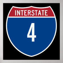 Interstate 4 print