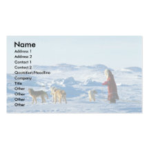 Inuitflickor med deras lag, Pelly fjärd Visit Kort