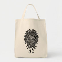 Invecklade stam- Leo Tote Bags