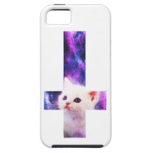 Inverterat argt kattungefodral iPhone 5 Case-Mate fodraler