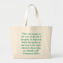 Investera i besparing ett träd tote bag