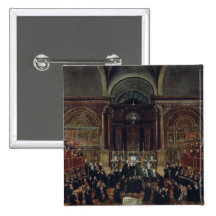 Investituren av en monark i San Lorenzo (olje- nol Pins
