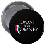 Iowans för Romney - .png Knapp Med Nål