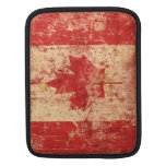 iPad för den Kanada Grungeflagga/sleeven för iPad  Sleeves För iPads
