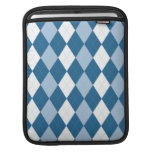 Ipad sleeve för blått- och vitArgyle Rickshaw