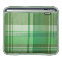Ipad sleeve "för grön pläd"