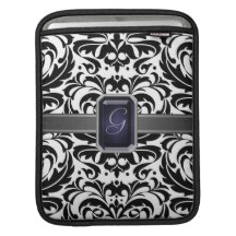 Ipad sleeve för Monogram för juvel för Faux för B&