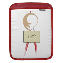 ipad sleeve - illustration av sjuksköterskan