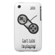 Iphone 3 fodral för silvervideospelkontrollant