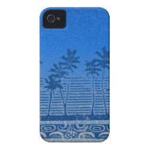 Iphone 4 cases för Tapa för Mokapu strand hawaians