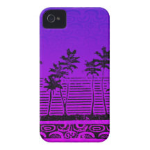 Iphone 4 cases för Tapa för Mokapu strand hawaians