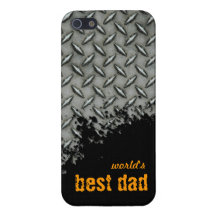 iPhone 5 Cover Metal Dad Pattern Cool Monogram