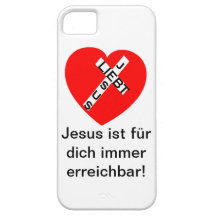 iPhone 5 - Dich för Jesus Leibt - Jesus ist-für…. iPhone 5 Case-Mate Fodral