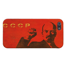 iPhone 5 flår med det vintageLenin USSR trycket