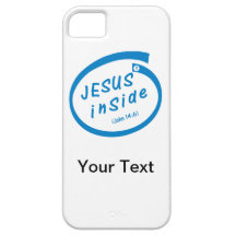 iPhone 5 - Jesus insida - din text - mall iPhone 5 Hud