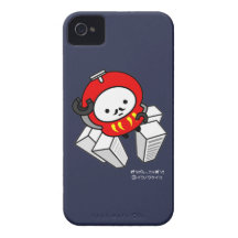 iphone case - GÅ! Daruma robot!! iPhone 4 Skal