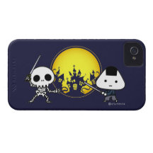iphone case - RiceBall Samurai VS skelett iPhone 4 Case