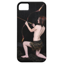 Iphone fem för bågskytt "för amasonkrigare" fantas iPhone 5 Case-Mate cases