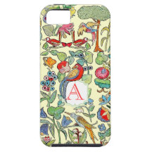 Iphone för mönster för Monogramvintage Faux broder iPhone 5 Case-Mate Fodraler