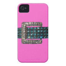 iPhone för smaragddiamantarmband 4 fodralrosor iPhone 4 Case-Mate Case