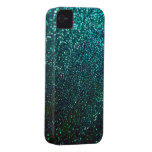 IPhonen för gnistra för blått-/gröntglittertryck t Case-Mate iPhone 4 Skydd