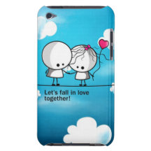 ipod touch case - låter den förälskade nedgången t