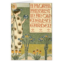 Irisblommigtfantasi Kort