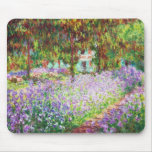 Irises i Monets trädgårds- Claude Monet Musmatta